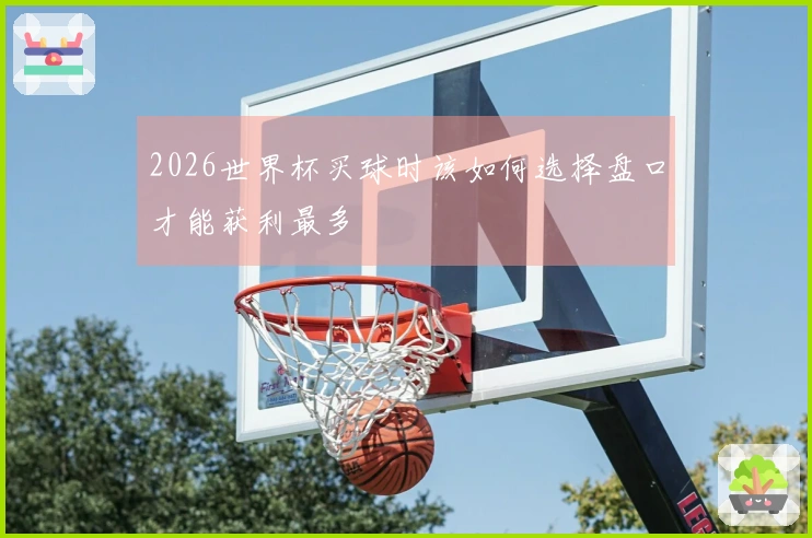 2026世界杯买球时该如何选择盘口才能获利最多