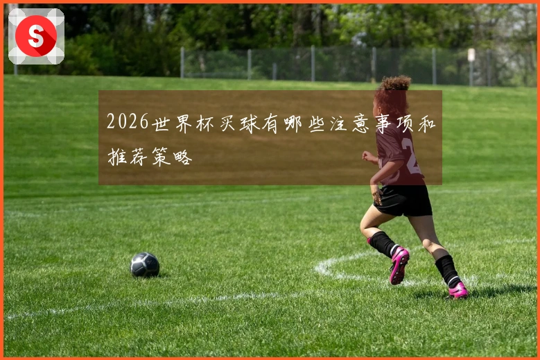 2026世界杯买球有哪些注意事项和推荐策略